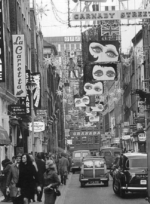 Old photo of Carnaby Street